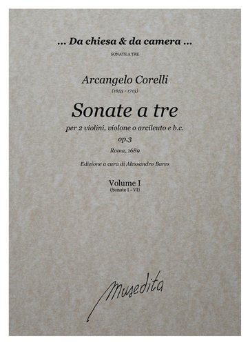 A.Corelli - Sonate a tre op.3 (Roma, 1689)
