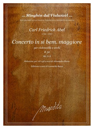 C.Fr.Abel - Cello Concerto in B flat major K 52 (red. vcl/pf)
