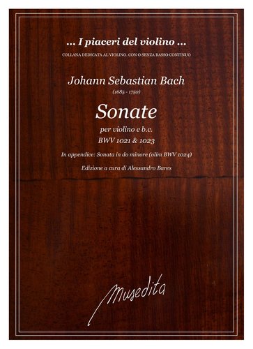 J.S.Bach - Sonate BWV 1021 e BWV 1023 per violino e b.c.