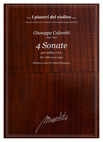 G.Colombi - 4 Sonate manoscritte (I-MOe)