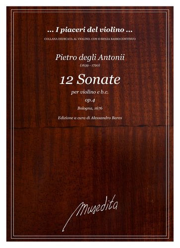 P.degli Antonii - Sonate op.4 (Bologna, 1676)