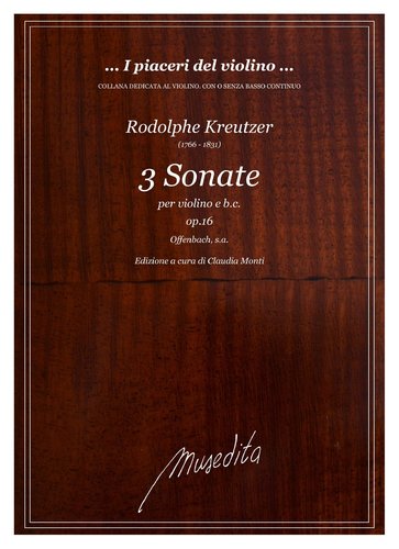 R.Kreutzer - 3 Sonate op.16 (Offenbach, s.a.)