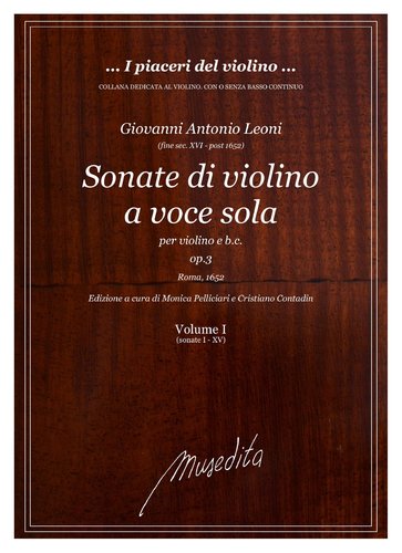 G.A.Leoni - Sonate di violino a voce sola op.3 (Roma, 1652)