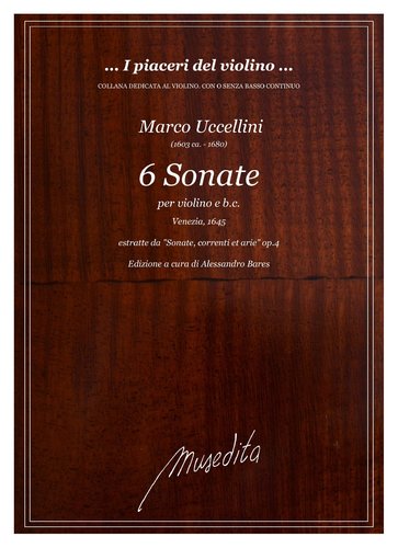M.Uccellini - 6 Sonate per violino e b.c. (Venezia, 1645)
