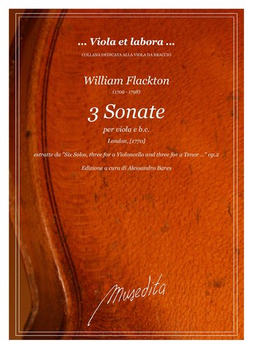 W.Flackton - 3 Sonate (London, [1770])