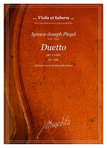I.J.Pleyel - Duetto in la bemolle maggiore (Ms, I-BRc)