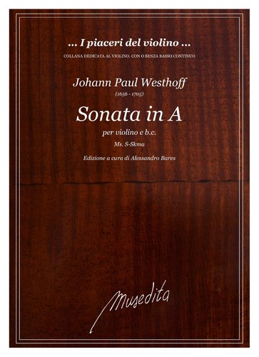 J.P.Westhoff - Sonata in A (Ms, S-Skma)