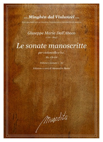 G.M.Dall'Abaco - Le sonate manoscritte - Volume I