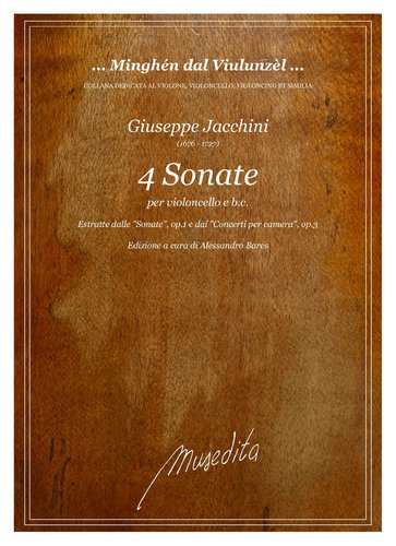 G.M.Jacchini - 4 Sonate (Bologna, s.a., Modena, 1697)