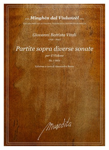 G.B.Vitali - Partite sopra diverse sonate per il violone (Ms, I-MOe)