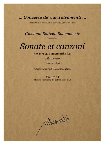 G.B.Buonamente - Sonate et canzoni [...]. Libro sesto (Venezia, 1636)