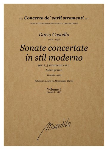 D.Castello - Sonate concertate in stil moderno  (libro primo)(Venezia, 1629)
