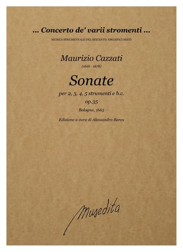 M.Cazzati - Sonate op.35 (Bologna, 1665)