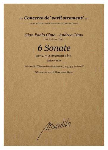 G.P. & A.Cima - 6 Sonate (Milano, 1610)