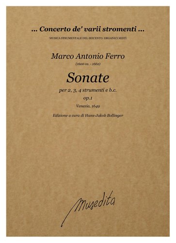 M.A.Ferro - Sonate op.1 (Venezia, 1649)
