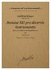 G.Finger - Sonate XII pro diversis instrumentis op.1  (London, 1688)