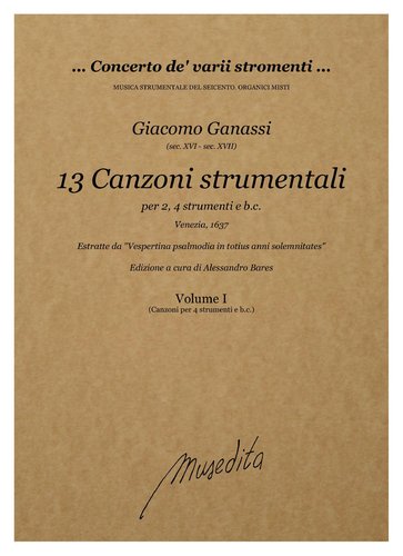 G.Ganassi - 13 canzoni strumentali (Venezia, 1637)