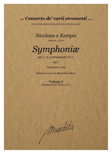 N.a Kempis - Symphoniæ op.1 (Antwerpen, 1644)