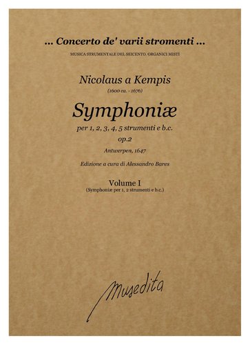 N.a Kempis - Symphoniæ op.2 (Antwerpen, 1647)
