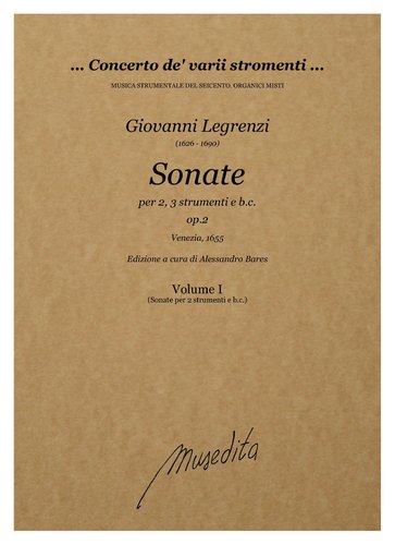 G.Legrenzi - Sonate op.2 (libro primo) (Venezia, 1655)
