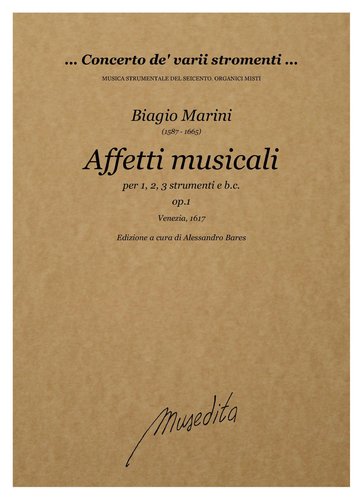 B.Marini - Affetti musicali op.1 (Venezia, 1617)