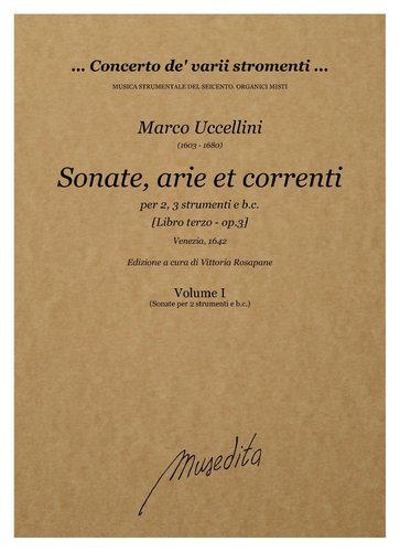 M.Uccellini - Sonate, arie et correnti op.3 (Venezia, 1642)