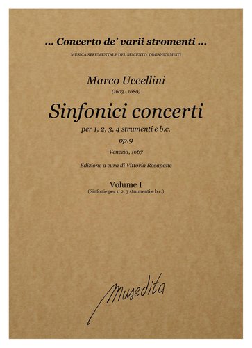 M.Uccellini - Sinfonici concerti op.9 (Venezia, 1667)