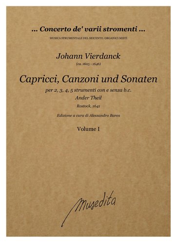 J.Vierdanck - Capricci, canzoni und sonaten (ander Theil)  (Rostock, 1641)