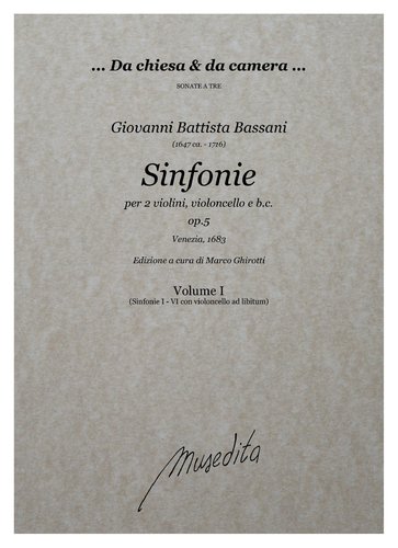 G.B.Bassani - Sinfonie op.5 (Bologna, 1683)