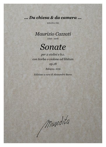 M.Cazzati - Sonate op.18 (Bologna, 1659)