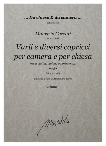 M.Cazzati - Varii e diversi capricci op.50 (Bologna, 1669)