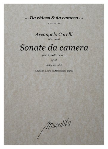 A.Corelli - Sonate da camera a tre op.2 (Roma, 1685)