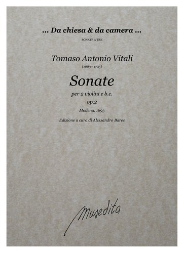 T.A.Vitali - Sonate op.2 (Modena, 1693)