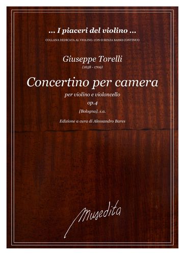 G.Torelli - Concertino per camera op.4 ([Bologna], s.d.)