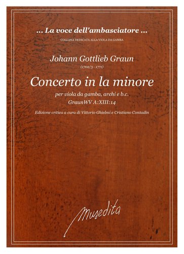 J.G.Graun - Concerto in la minore GraunWV A -XIII -14
