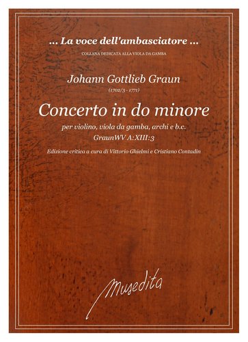 J.G.Graun - Concerto in do minore GraunWV A -XIII -3