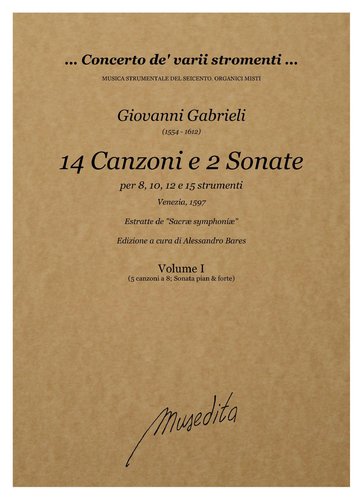 G.Gabrieli - 14 Canzoni e 2 Sonate (Venezia, 1597)