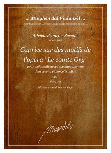 A.F.Servais - Caprice sur des motifs de l'opéra  "Le comte Ory" op.3 (Mains, s.a.)