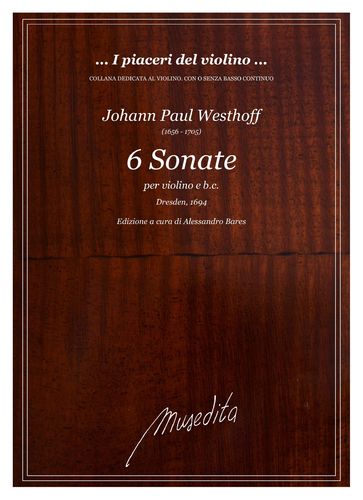 Westhoff, 6 Sonatas for violin and b.c.