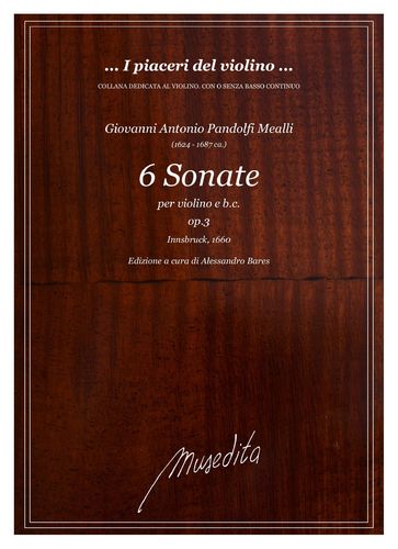 G.A.Pandolfi Mealli - 6 Sonate op.3 (Innsbruck, 1660)