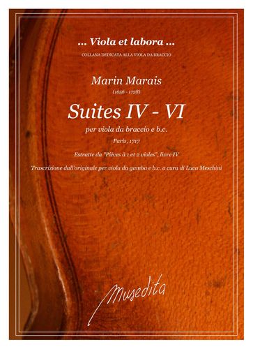 M.Marais: Suites IV - VI (Paris, 1717)