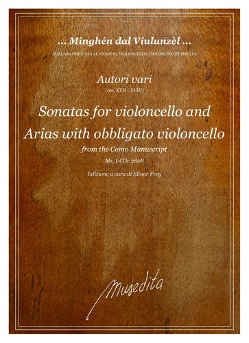AA VV - Sonate per violoncello e b.c., Arie con violoncello obbligato dal manoscritto di Como