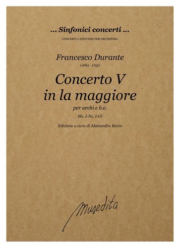 F.Durante - Concerto V in la maggiore