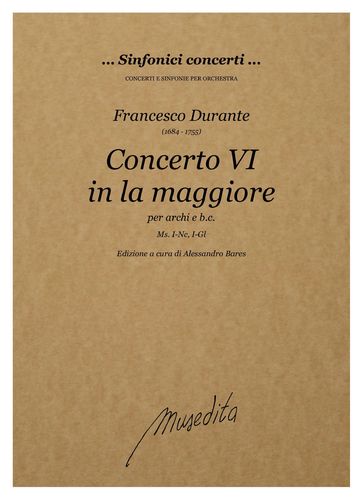 F.Durante - Concerto VI in A major