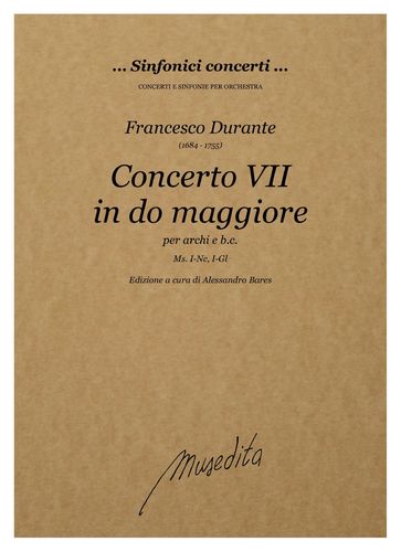 F.Durante - Concerto VII in do maggiore