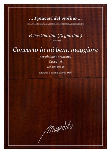 F.Giardini - Violin concerto in E flat major op.15 n.6