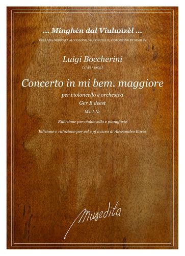 L.Boccherini - Cello Concerto in E flat major GerB deest (rid. cello/piano)