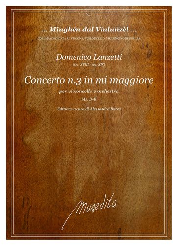 D.Lanzetti - Cello Concerto n.3 in E major